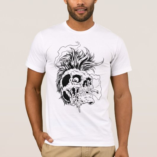 T-shirt Crâne punk (Devant)