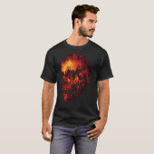 T-shirt Crâne qui fond (Devant entier)
