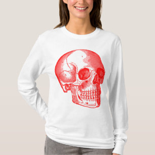 T-shirt Crâne - Rouge