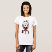 T-shirt crâne rouge (Devant entier)