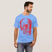 T-shirt Crâne - Rouge (Devant entier)