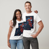 T-shirt 🔥 Crâne rouge artistique – Design de feu 🔥 (Unisexe)