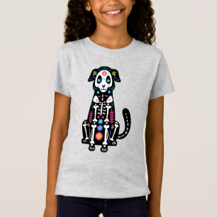 T-Shirt Crâne sucre Calavera Chien IV