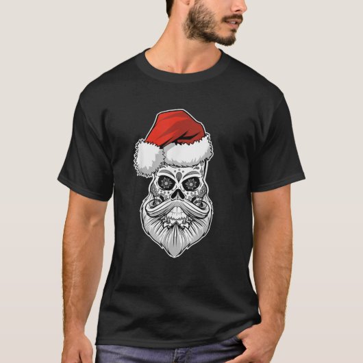 T-shirt Crâne sucre Noël mexicain (Devant)