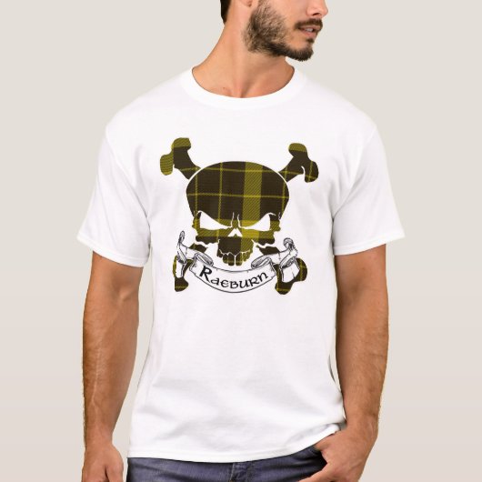 T-shirt Crâne Tartan Raeburn (Devant)