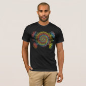 T-shirt Crâne teint noué de sucre (Devant entier)