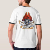 T-shirt crâne-tribal (Dos entier)