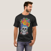 T-shirt Crâne tropical (Devant entier)