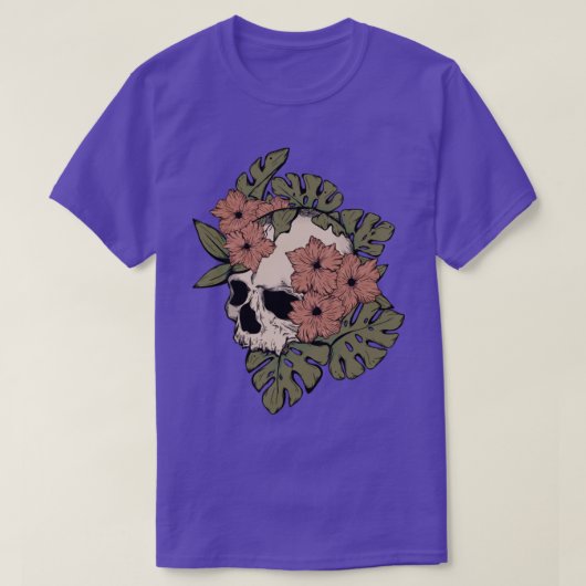 T-shirt Crâne tropical (Design devant)