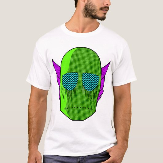 T-shirt Crâne vert (Devant)