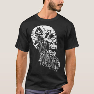 T-shirt Crâne viking nordique Celtic Nordmann