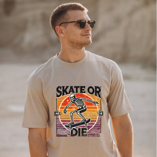 T-shirt Crâne vintage