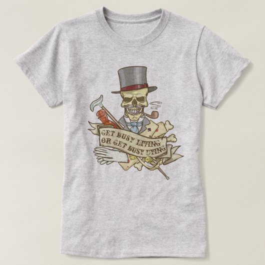 T-shirt Crâne Vintage personnalisable (Design devant)
