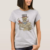 T-shirt Crâne Vintage personnalisable (Devant)