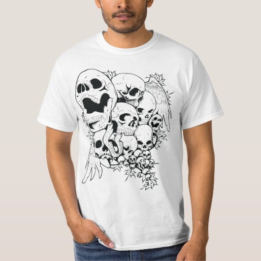 T-shirt Crânes (Devant)