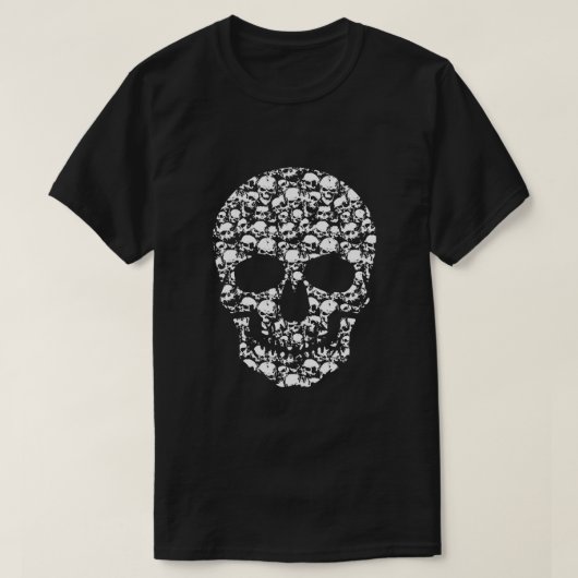 T-shirt Crânes dans le crâne (Design devant)
