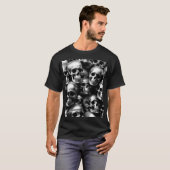 T-shirt Crânes d'argent LITE EXISTENTIEL (Devant entier)