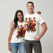 T-shirt Crânes de jonglage � Crâne de cirque hilarant (Unisexe)
