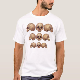 T-shirt Crânes de Mori de souvenir descendant la chemise