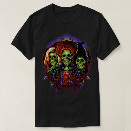 T-shirt Crânes de sorcières (Design devant)