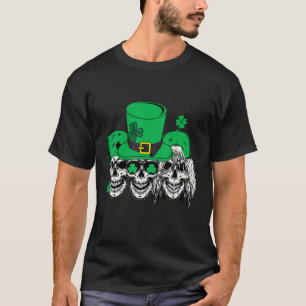 T-shirt Crânes de sucre irlandais Paddys Jour de la Saint 