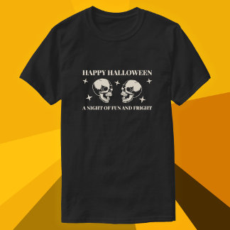 T-shirt Crânes effrayants Halloween amusement et effroi