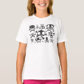 T-shirt Crânes et os mignons morts (Devant)
