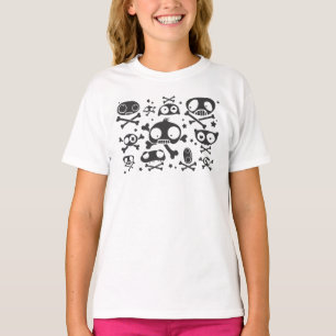 T-shirt Crânes et os mignons morts
