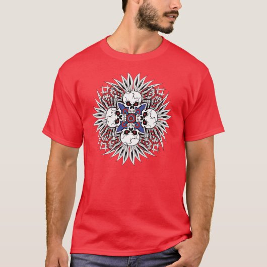 T-shirt Crânes primitifs (Devant)