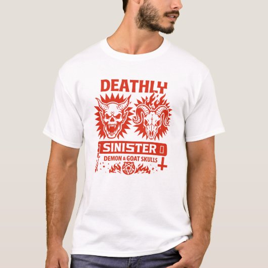 T-shirt Crânes sinistrement mortels (Devant)