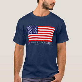 T-shirt Crânes unis de l'Amérique