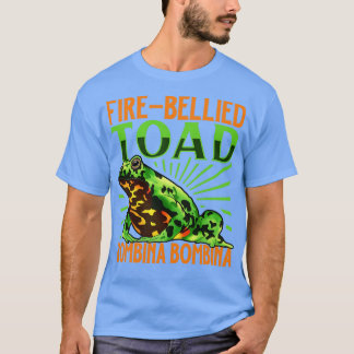 T-shirt Crapaud à ventre feu