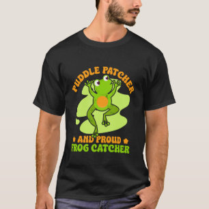 T-shirt Crapaud Chasseur Flaque Réparateur & Fier Chasseur