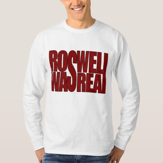 T-shirt crash de Roswell UFO (Devant)