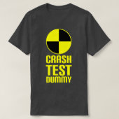 T-shirt Crash Test Dummy Costume de Dernière minute drôle (Design devant)