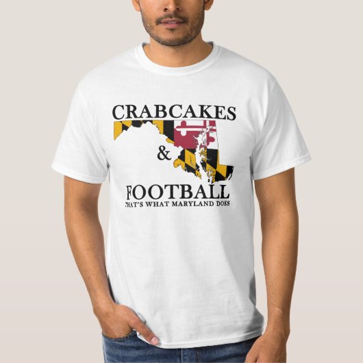 T-shirt Crashers mariages Crabcakes & Football (Devant)