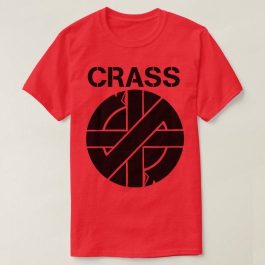 T-shirt Crass Punk (Design devant)