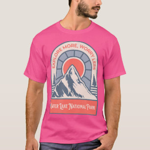 T-shirt Crater Lake National Park Adventure Randonnée Voya