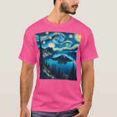 T-shirt Crater Lake National Park Oregon Usa Design Dans (Devant)