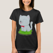 T-shirt Cravate Cat Bow (Devant)