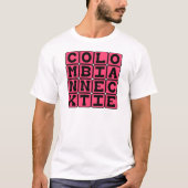 T-shirt Cravate colombienne, Méthode d'exécution (Devant)