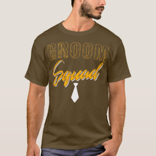 T-shirt Cravate de blague de l'équipe du marié Enterrement