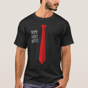 T-shirt Cravate de faux de l'organisation du bureau à domi