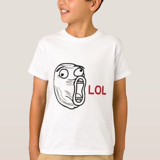 T-shirt CRAVATE de mème LOL (Devant)