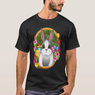 T-shirt Cravate de Pâques Filles du Jour de Pâques face de