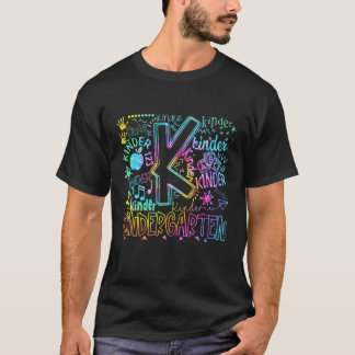 T-shirt Cravate-Dye Enseignants Du Jardin D'Enfants Retour