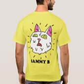 T-shirt Cravate-Dye SAMMY B Demon Kitty (Dos)