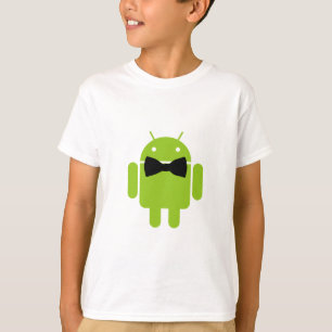 T-shirt Cravate Formelle Bow Android Robot Icon