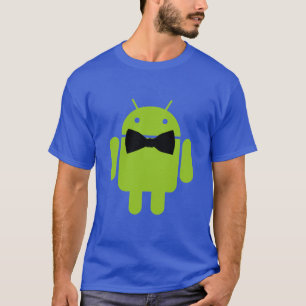 T-shirt Cravate Formelle Bow Android Robot Icon