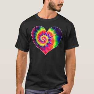 T-shirt Cravate teinte Saint Valentin Chemise mignonne Tye